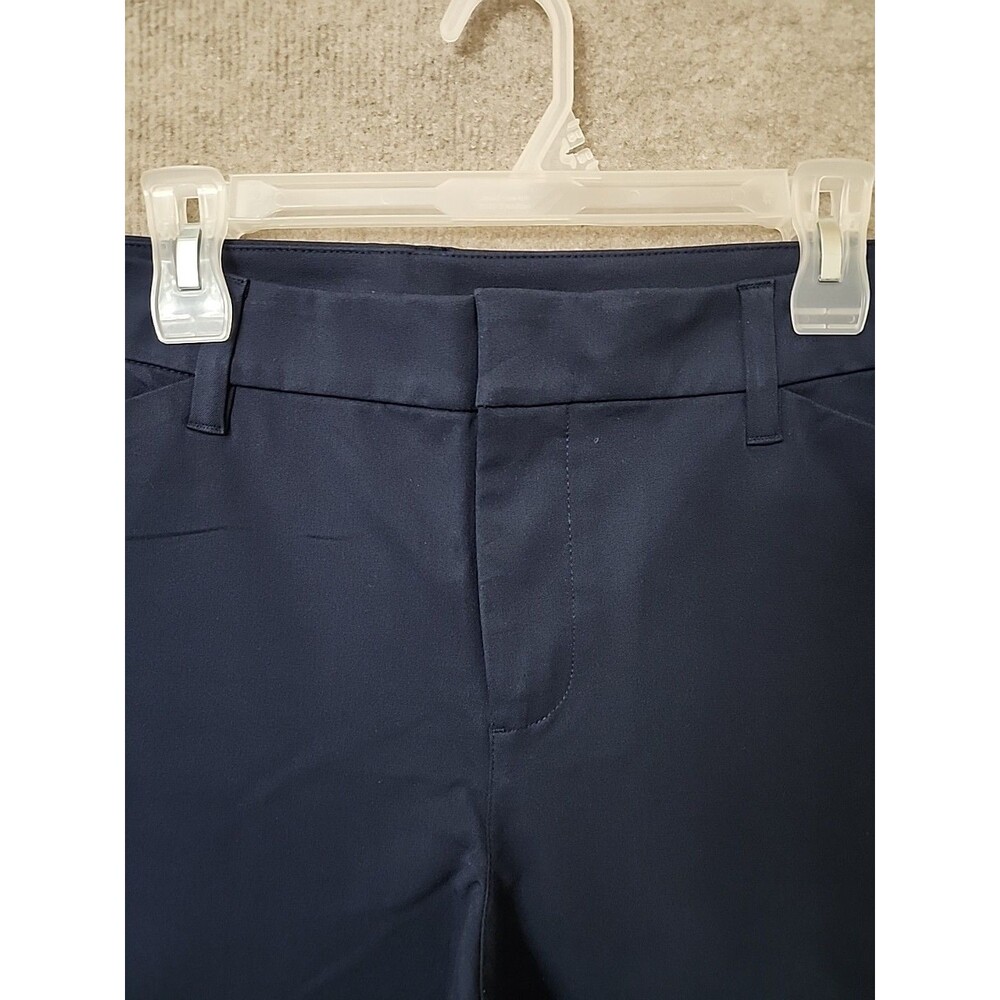 Old Navy Pixie Straight Ankle Pants Womens 20 Navy Blue High Rise Stretch NEW - Picture 5 of 10